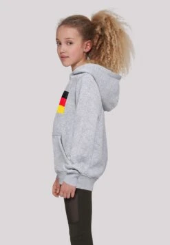F4NT4STIC Germany Deutschland Flagge Distressed - Hoodie - Heather Grey -F4Nt4Stic 001faa39db6243f7a49a1c679e20f89d