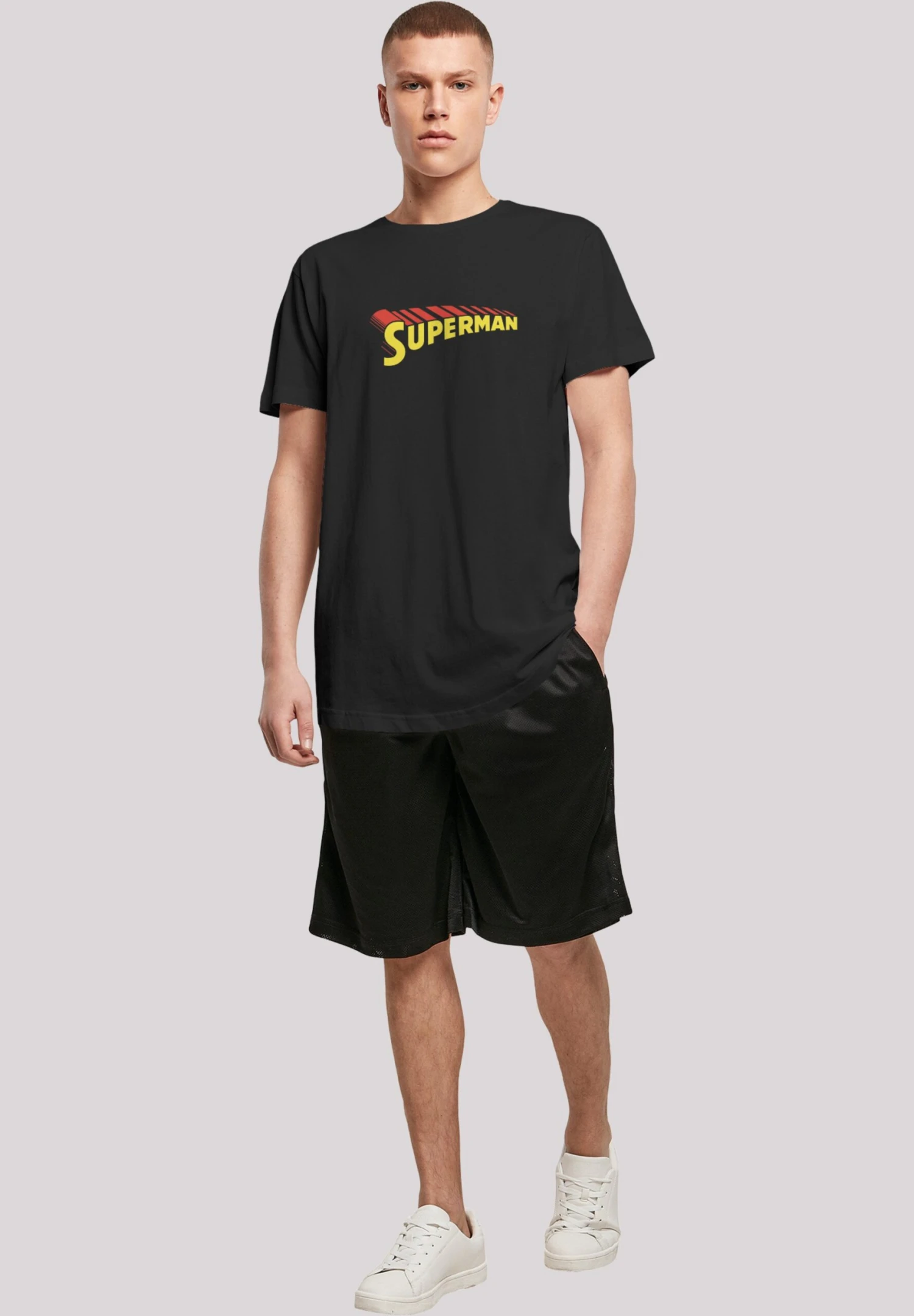 F4NT4STIC Dc Comics Superhelden Superman Telescopic Loco - T-Shirt Print - Black 4 F4NT4STIC Dc Comics Superhelden Superman Telescopic Loco - T-Shirt Print - Black - Afbeelding 2