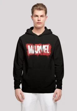 F4NT4STIC Marvel Spray Logo - Hoodie - Black