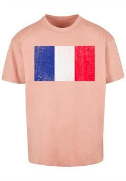 F4NT4STIC Frankreich Flagge Distressed - T-Shirt Print - Amber -F4Nt4Stic 0348e522616d4e7dbe57e34ee04f390c