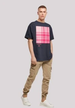 F4NT4STIC Karo- T-Shirt Print - Navy -F4Nt4Stic 066c778d9c704bcba21f4e52f502207c