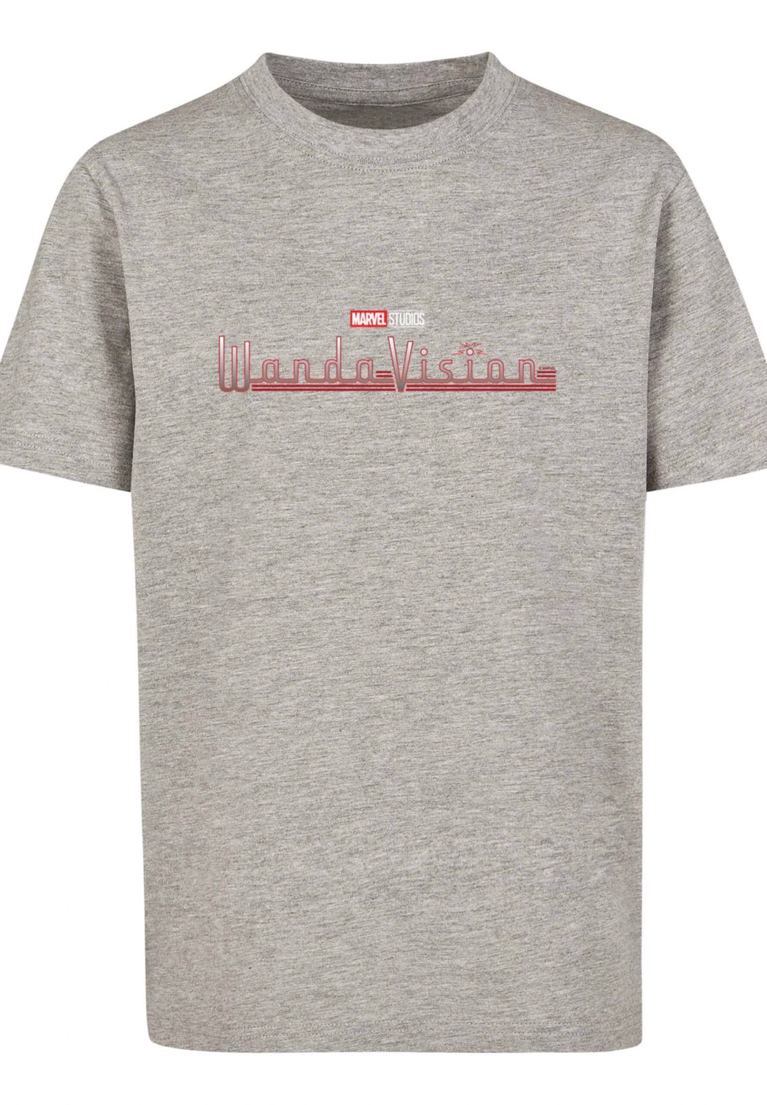 F4NT4STIC Marvel Wandavision Logo - T-Shirt Print - Heather Grey 8 F4NT4STIC Marvel Wandavision Logo - T-Shirt Print - Heather Grey - Afbeelding 6