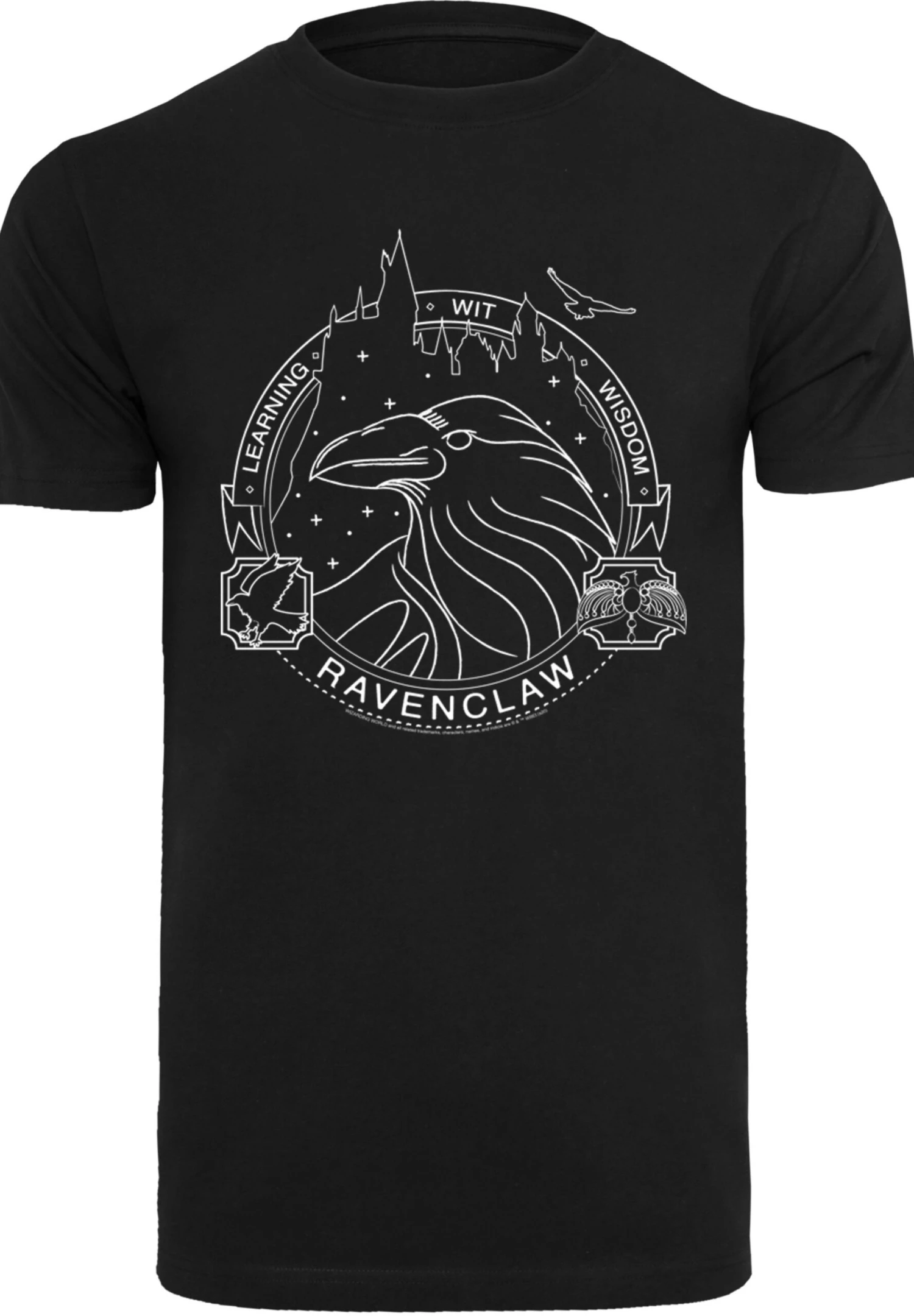 F4NT4STIC Harry Potter Ravenclaw Seal - T-Shirt Print - Black 8 F4NT4STIC Harry Potter Ravenclaw Seal - T-Shirt Print - Black - Afbeelding 6