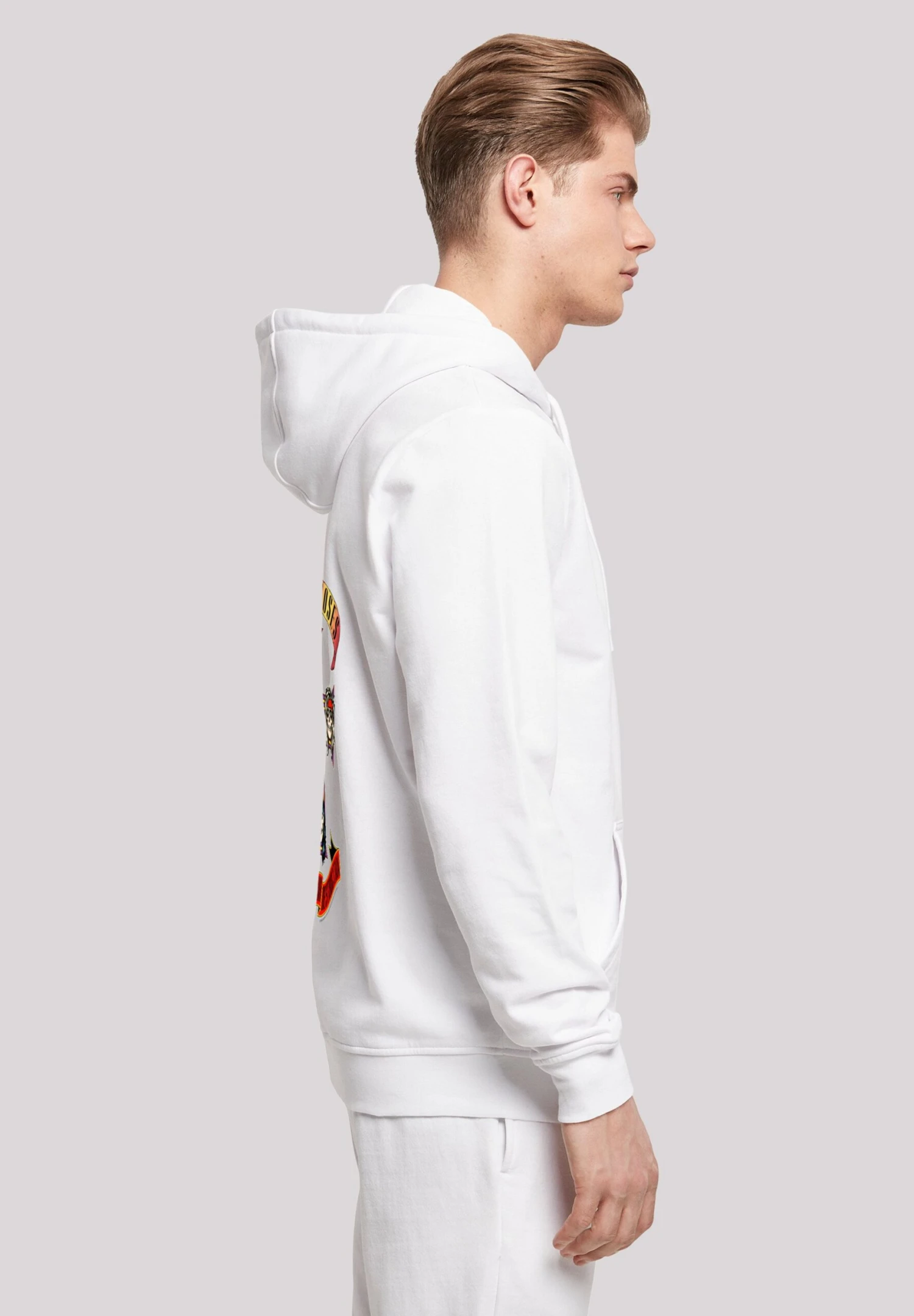 F4NT4STIC Guns N Roses Band Appetite For Destruction - Hoodie - White 6 F4NT4STIC Guns N Roses Band Appetite For Destruction - Hoodie - White - Afbeelding 4