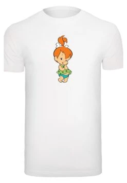 F4NT4STIC Pebbles Feuerstein - T-Shirt Print - White -F4Nt4Stic 0a2be579cb744b94ae5f1abd3ded682c