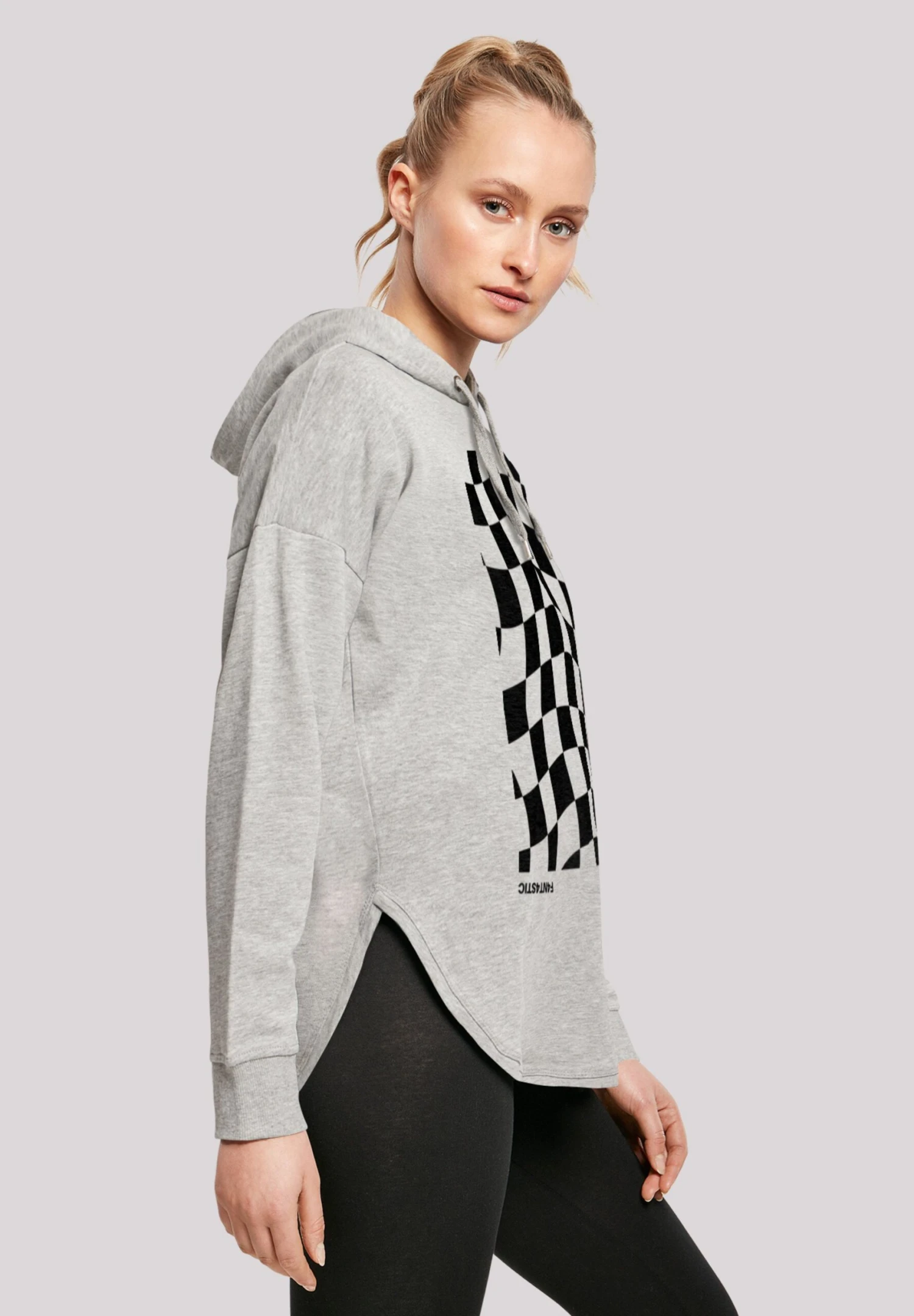 F4NT4STIC Schach- Hoodie - Grey 6 F4NT4STIC Schach- Hoodie - Grey - Afbeelding 4