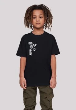 F4NT4STIC Dc Comics Justice League Icons Cluster - T-Shirt Print - Black -F4Nt4Stic 0b2240d804314a7495fceb55d0ba8604