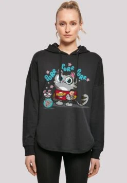 F4NT4STIC Big Bang Theory Bazinga Kitty Katze - Hoodie - Black