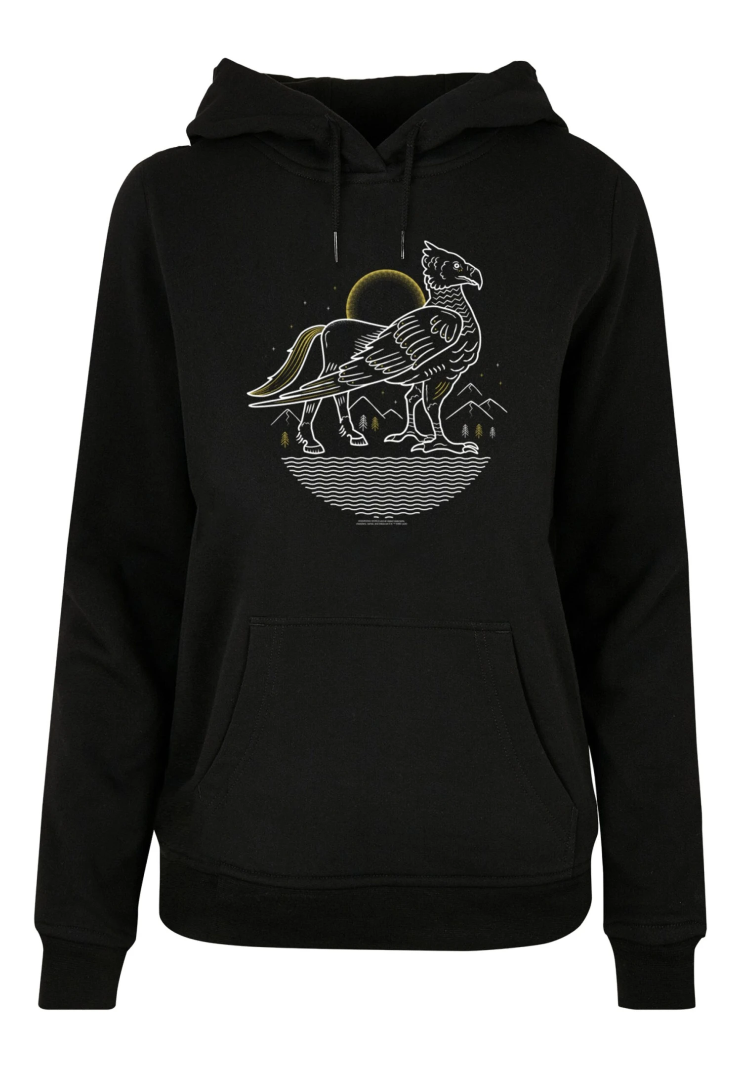 F4NT4STIC Harry Potter Buckbeak Line- Hoodie - Black 8 F4NT4STIC Harry Potter Buckbeak Line- Hoodie - Black - Afbeelding 6