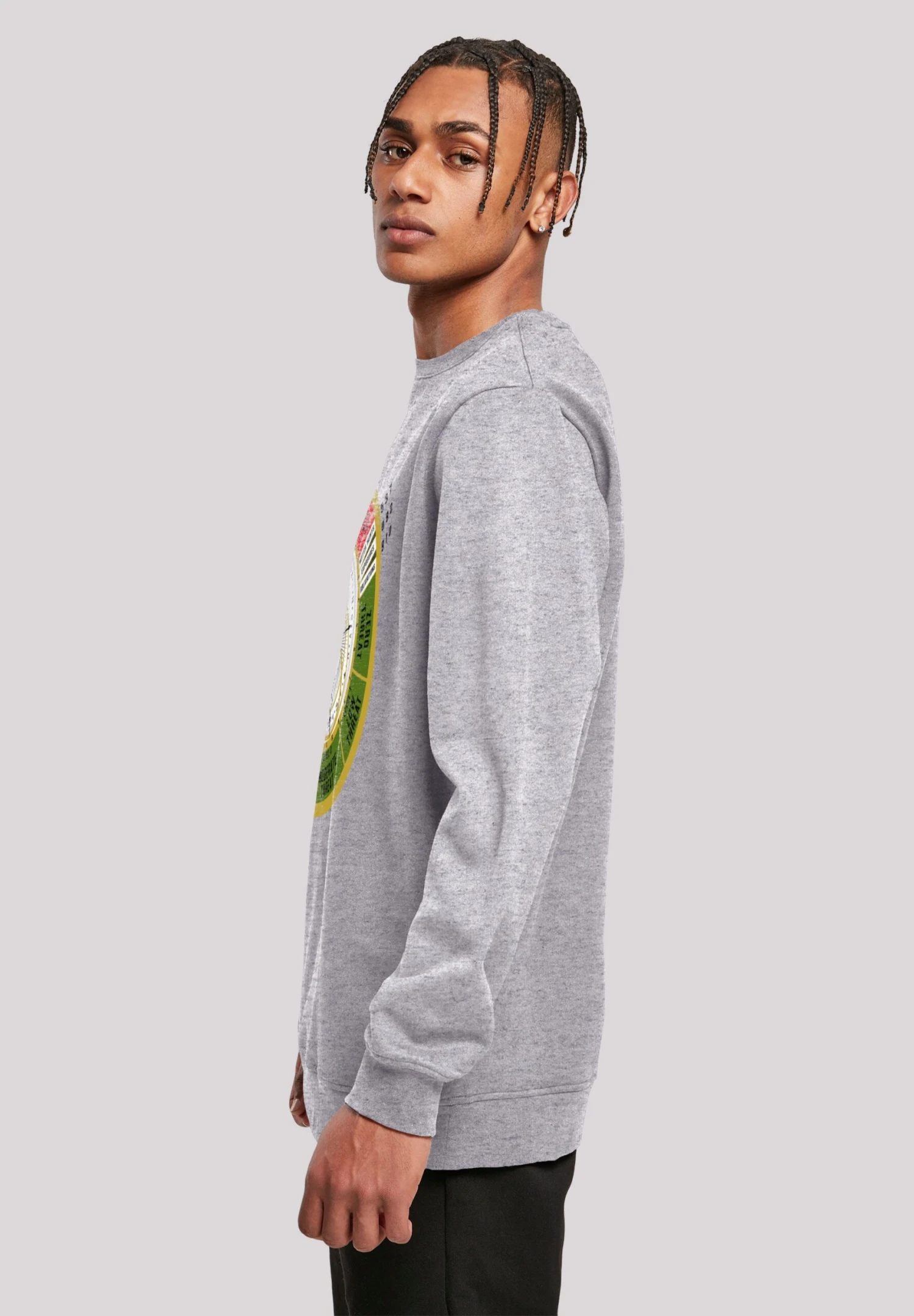 F4NT4STIC Phantastische Tierwesen Threat Level - Sweater - Heather Grey 7 F4NT4STIC Phantastische Tierwesen Threat Level - Sweater - Heather Grey - Afbeelding 5