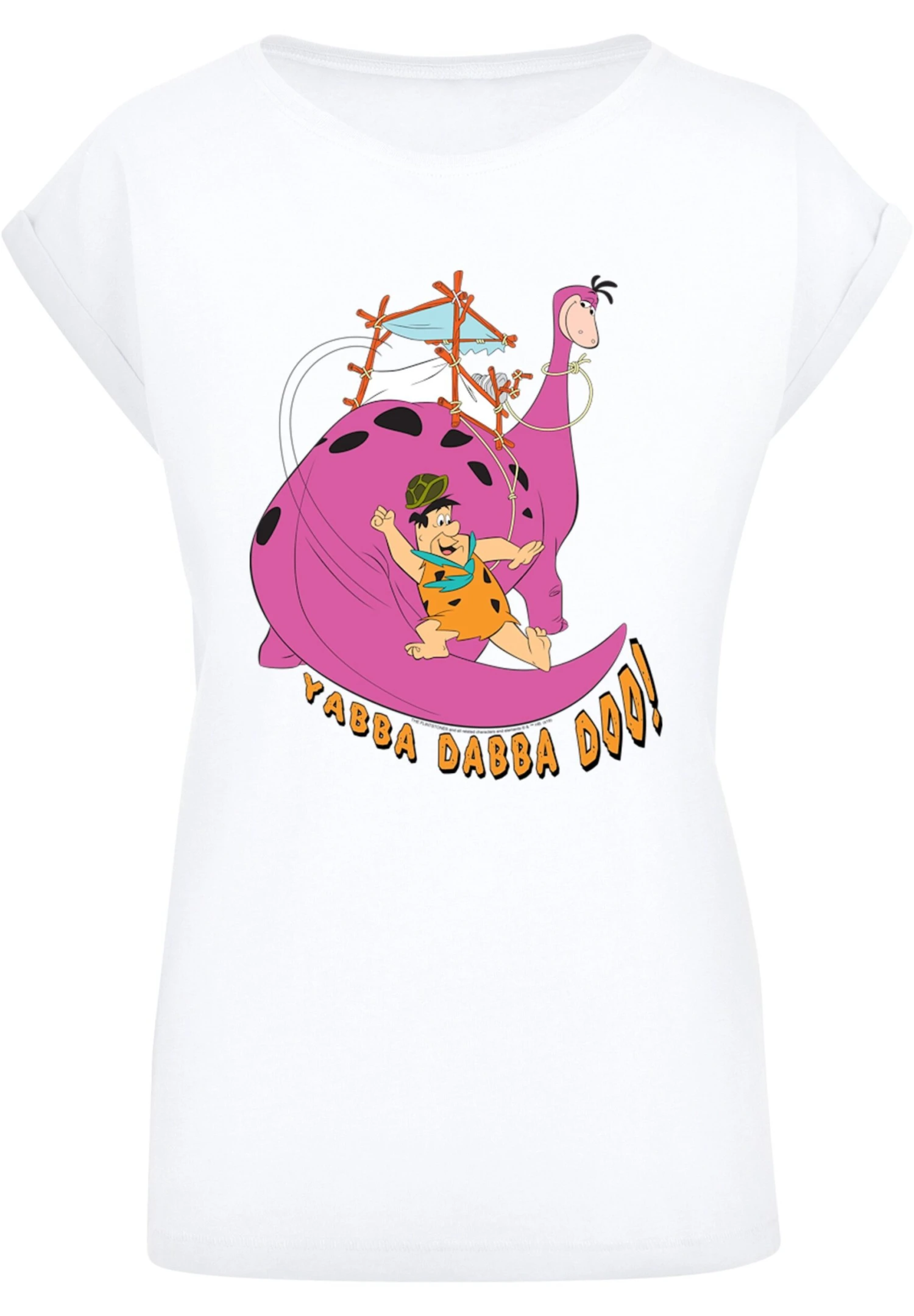 F4NT4STIC Die Familie Feuerstein Yabba Dabba Doo - T-Shirt Print - White 8 F4NT4STIC Die Familie Feuerstein Yabba Dabba Doo - T-Shirt Print - White - Afbeelding 6