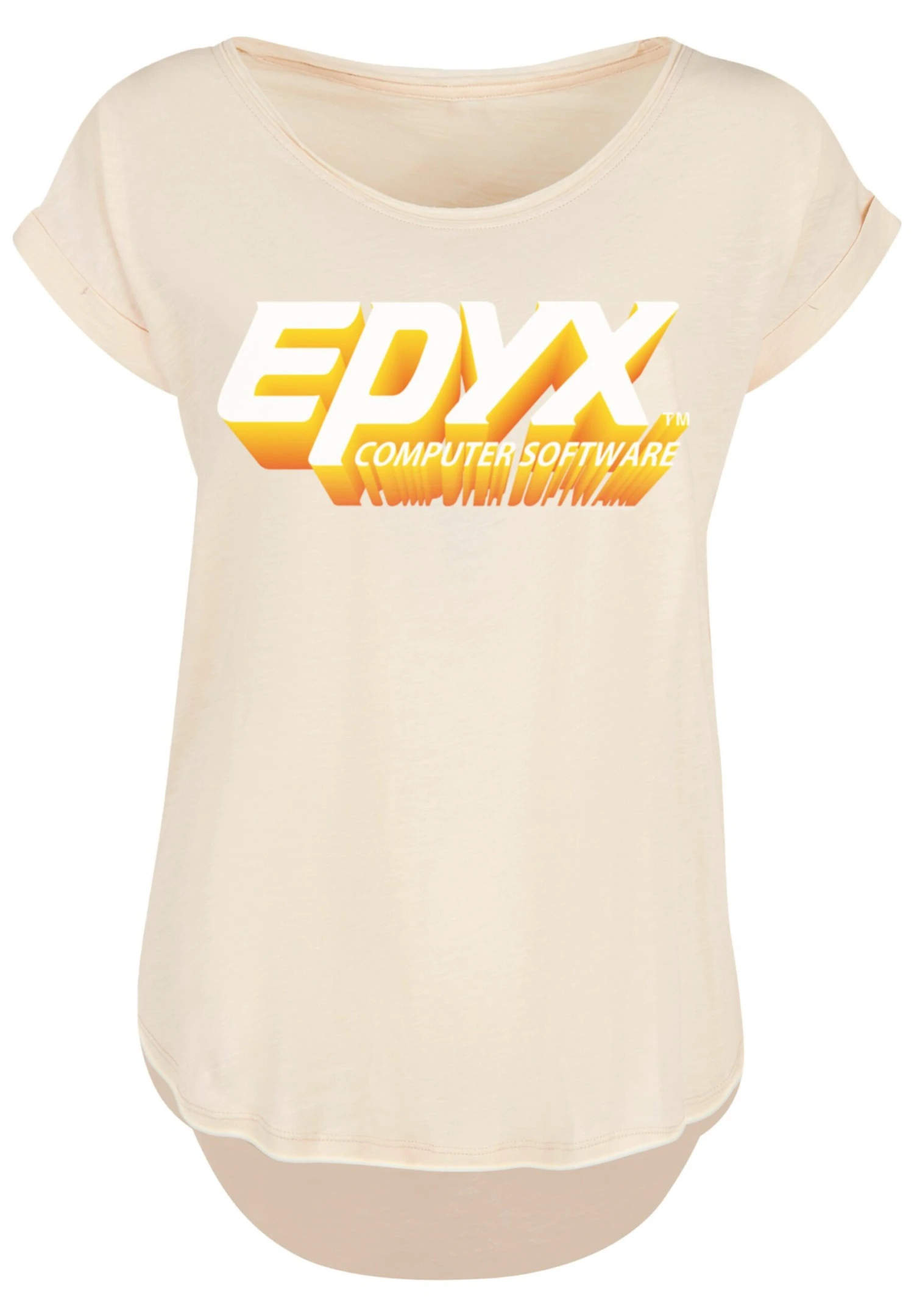 F4NT4STIC Retro Gaming Epyx Logo- T-Shirt Print - Whitesand 8 F4NT4STIC Retro Gaming Epyx Logo- T-Shirt Print - Whitesand - Afbeelding 6