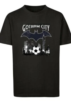 F4NT4STIC Dc Comics Batman Football Gotham City - T-Shirt Print - Black -F4Nt4Stic 0ff52f8793804e148e21ae50367ddf17