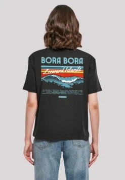 F4NT4STIC Bora Bora Leewards Island - T-Shirt Print - Schwarz
