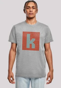 F4NT4STIC The Killers Rock Band K Glow Black - T-Shirt Print - Heather Grey