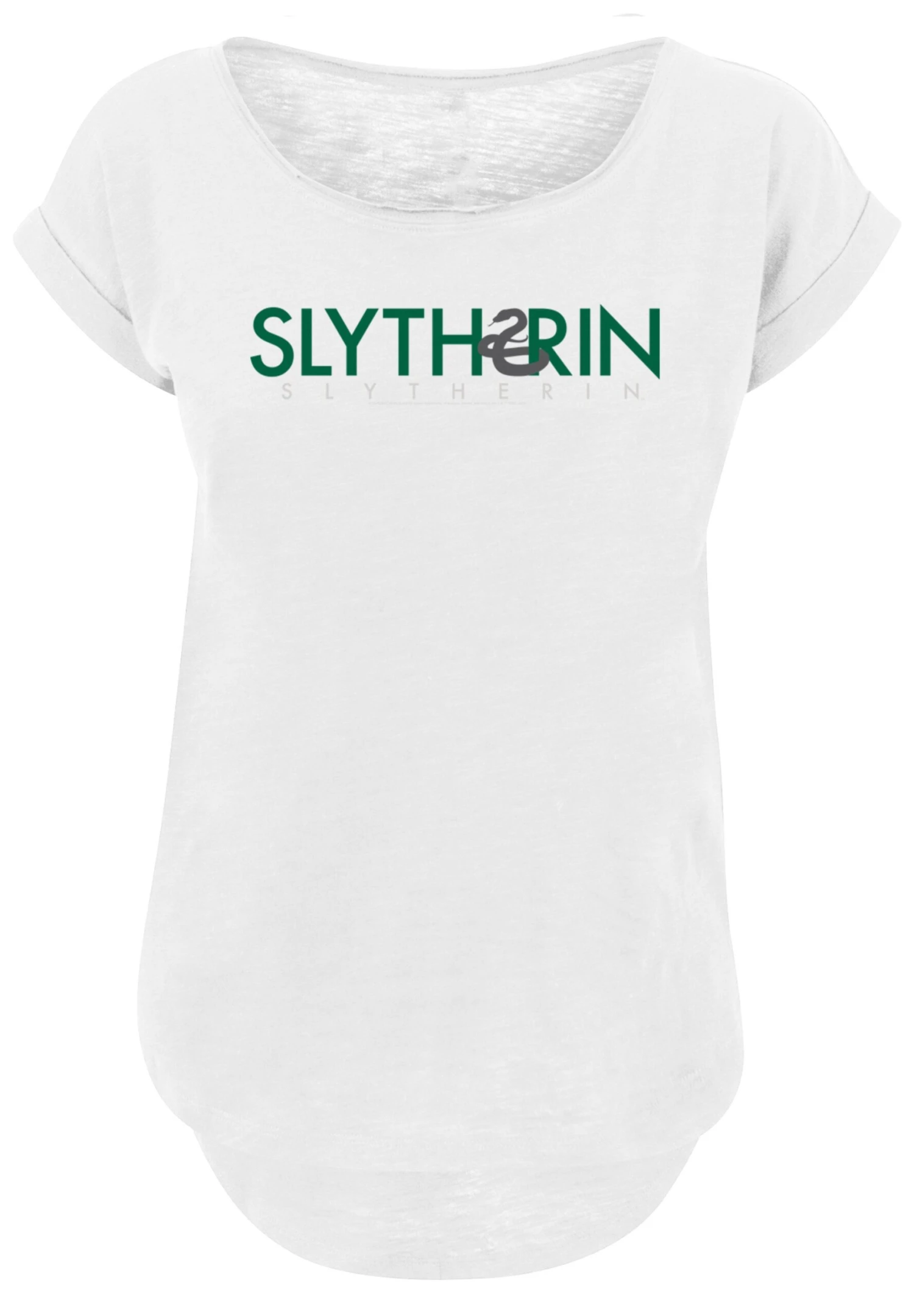 F4NT4STIC Harry Potter Slytherin Text - T-Shirt Print - White 8 F4NT4STIC Harry Potter Slytherin Text - T-Shirt Print - White - Afbeelding 6