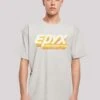 F4NT4STIC Epyx Logo 3D Retro Gaming Sevensquared - T-Shirt Print - Lightasphalt -F4Nt4Stic 133bf58765544ce4bbf9c2a7d349e54f