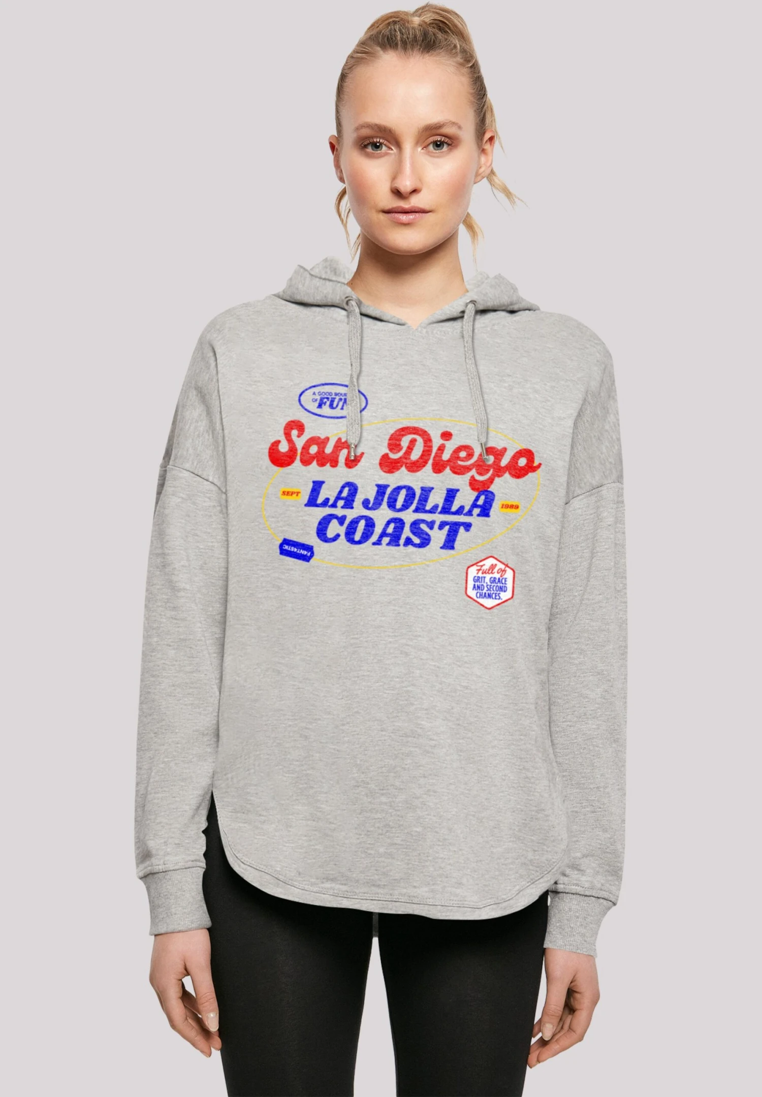 F4NT4STIC San Diego Oversize Hoodie - Hoodie - Grey 3 F4NT4STIC San Diego Oversize Hoodie - Hoodie - Grey