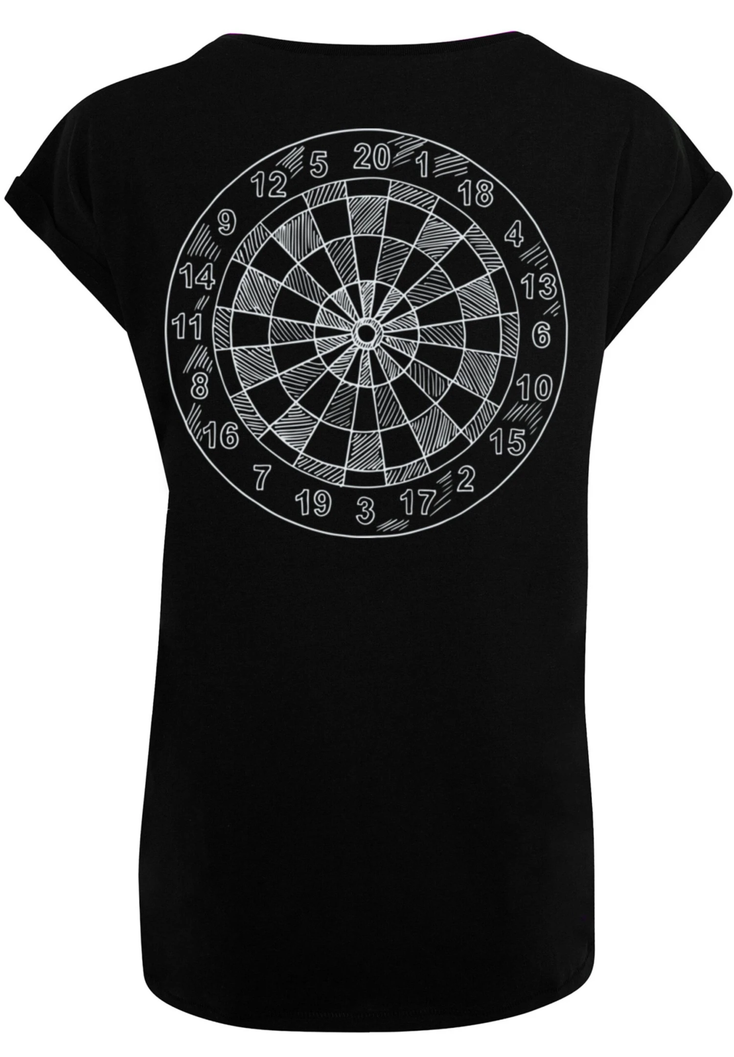 F4NT4STIC Darts Arrows Dartpfeile - T-Shirt Print - Black 9 F4NT4STIC Darts Arrows Dartpfeile - T-Shirt Print - Black - Afbeelding 7