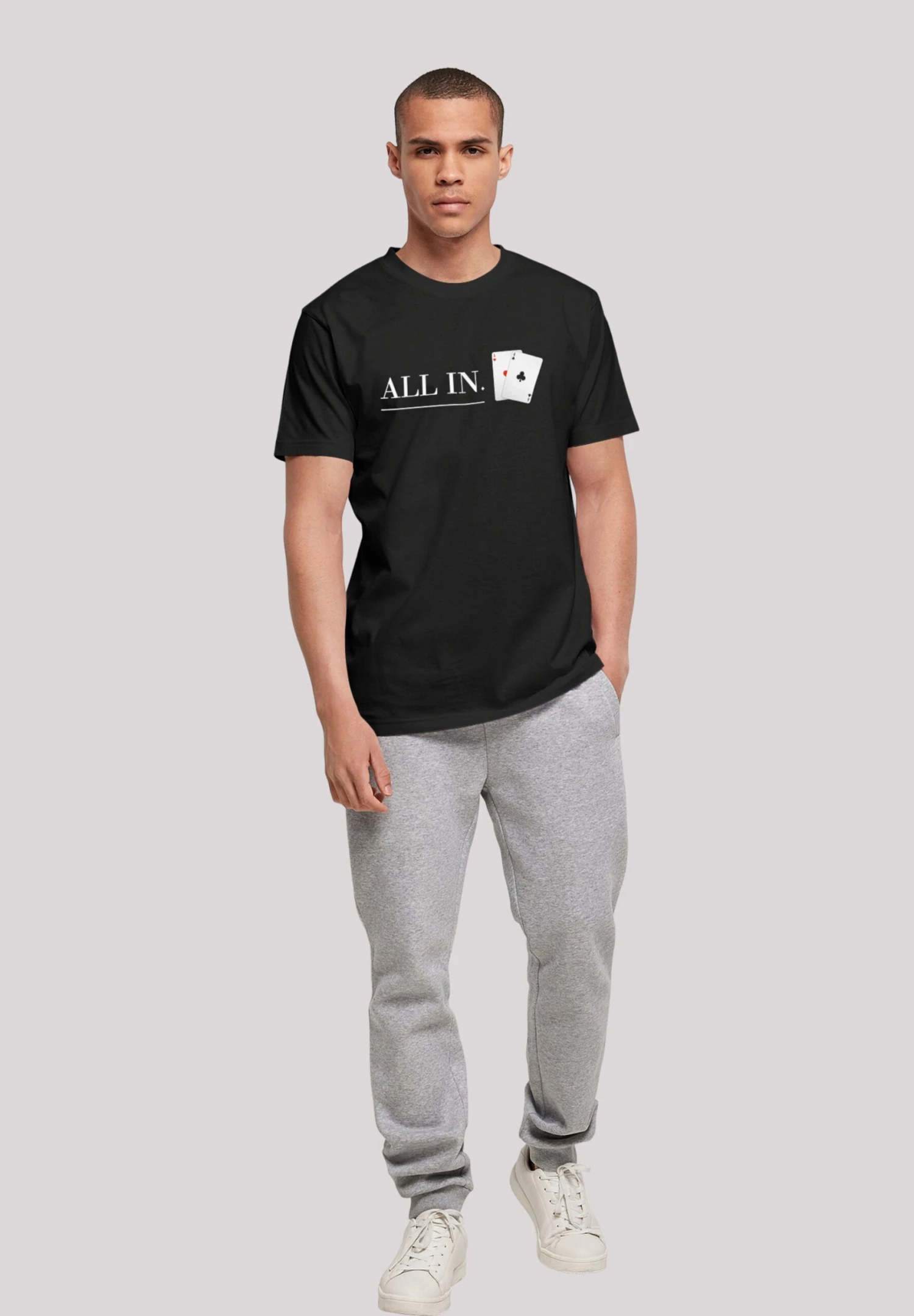 F4NT4STIC All In Poker - T-Shirt Print - Schwarz 4 F4NT4STIC All In Poker - T-Shirt Print - Schwarz - Afbeelding 2