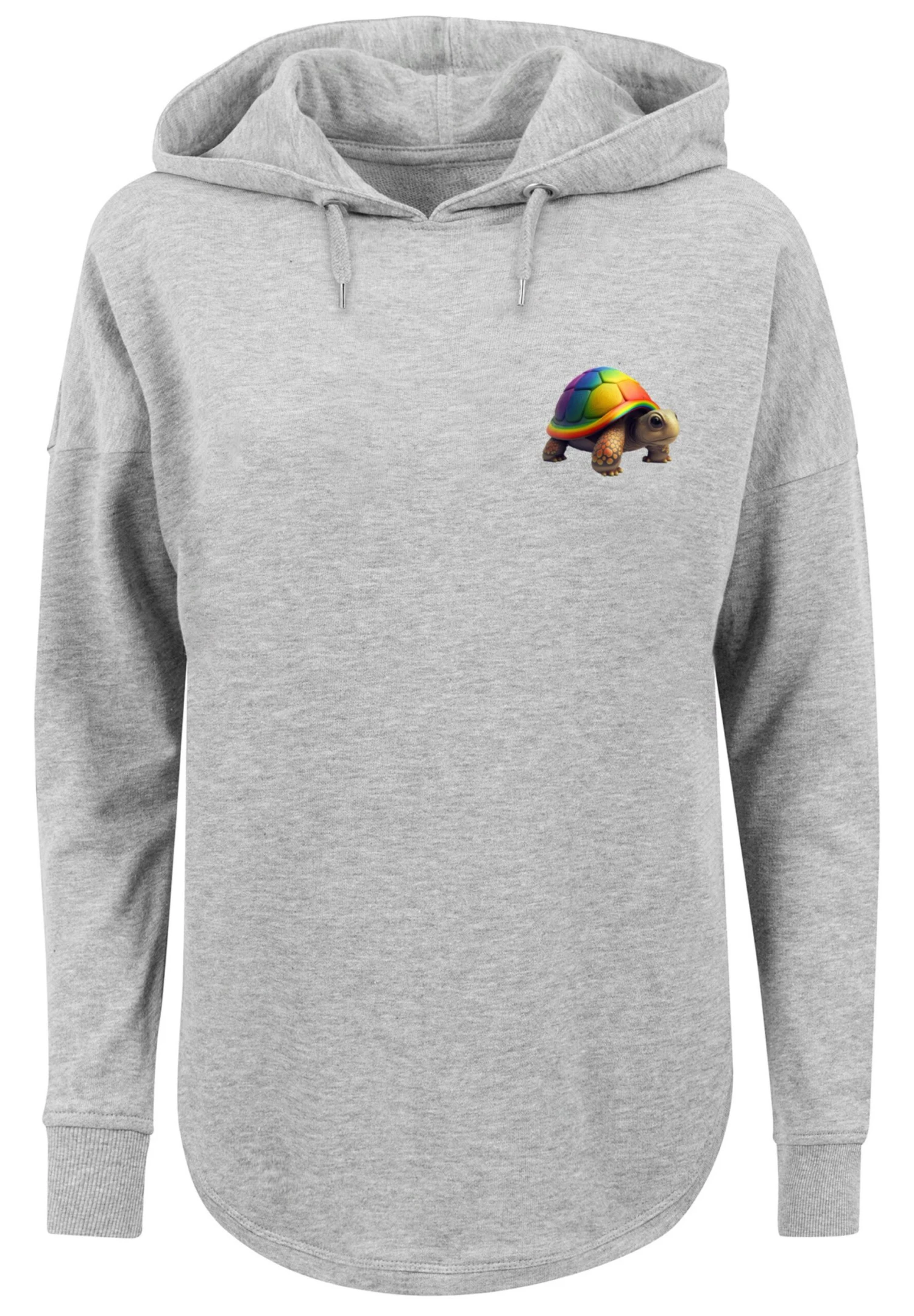 F4NT4STIC Rainbow Turtle- Hoodie - Grey 8 F4NT4STIC Rainbow Turtle- Hoodie - Grey - Afbeelding 6