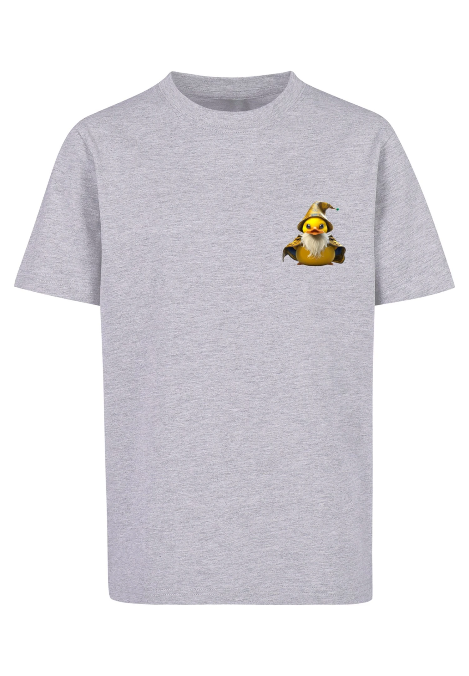 F4NT4STIC Duck Wizard Unisex - T-Shirt Print - Heather Grey 8 F4NT4STIC Duck Wizard Unisex - T-Shirt Print - Heather Grey - Afbeelding 6