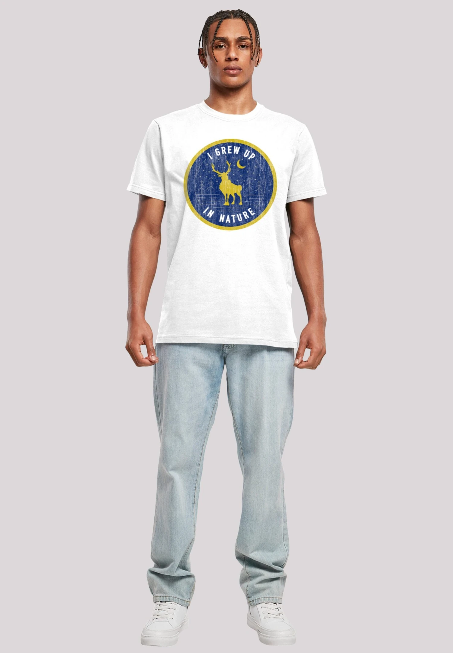 F4NT4STIC Disney FrozenSven I Grew Up In Nature - T-Shirt Print - White 4 F4NT4STIC Disney FrozenSven I Grew Up In Nature - T-Shirt Print - White - Afbeelding 2