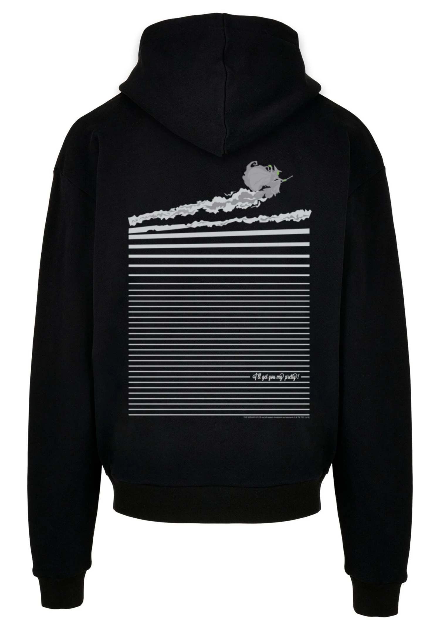 F4NT4STIC The Wizard Of Oz Wicked Witch Flying - Hoodie - Black 9 F4NT4STIC The Wizard Of Oz Wicked Witch Flying - Hoodie - Black - Afbeelding 7