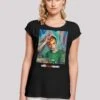 F4NT4STIC Extended Shoulder Shirt 'Big Bang Theory Sheldon Loser Painting' - T-Shirt Print - Black