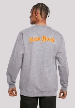 F4NT4STIC New York Crew - Sweater - Heather Grey