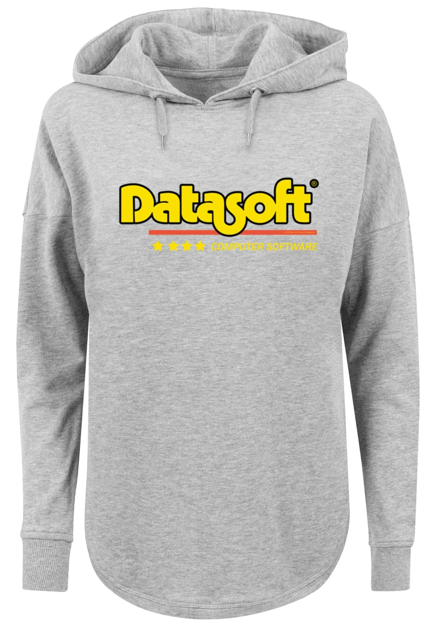 F4NT4STIC Retro Gaming Datasoft Logo- Hoodie - Grey 8 F4NT4STIC Retro Gaming Datasoft Logo- Hoodie - Grey - Afbeelding 6