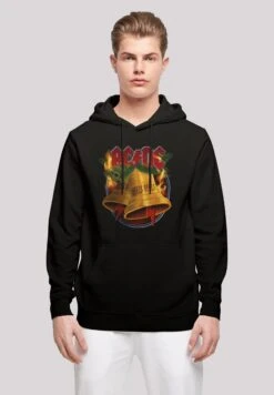F4NT4STIC Acdc Christmas Weihnachten Hells Bells - Hoodie - Black