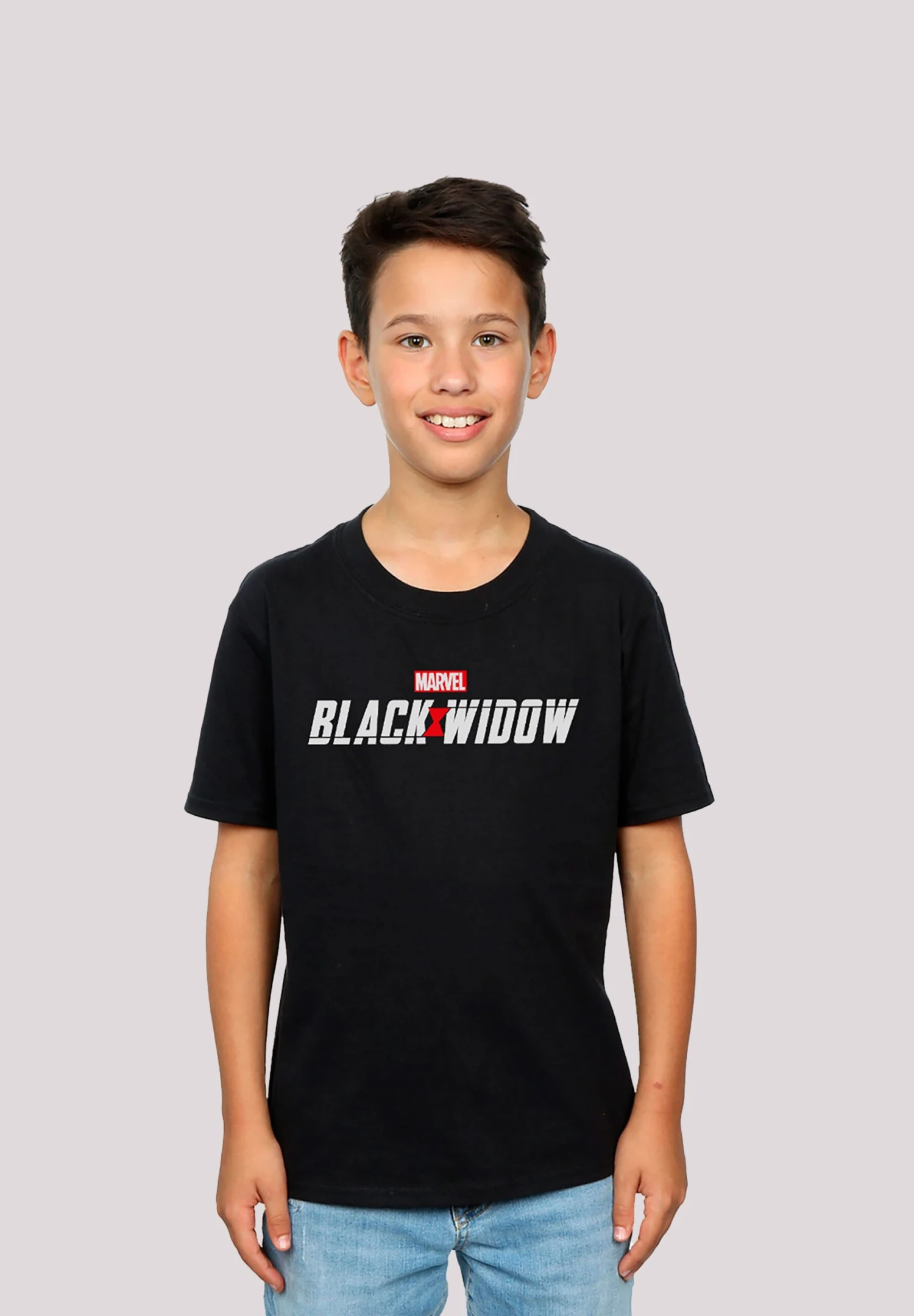 F4NT4STIC MarvelWidow Movie Logo Premium Superhelden Iron Man- T-Shirt Print - Black 3 F4NT4STIC MarvelWidow Movie Logo Premium Superhelden Iron Man- T-Shirt Print - Black