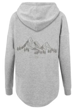 F4NT4STIC Mountain Berge Urlaub Winter Schnee Ski - Hoodie - Grey -F4Nt4Stic 19c55c9ab47649e1b37b661879b71620