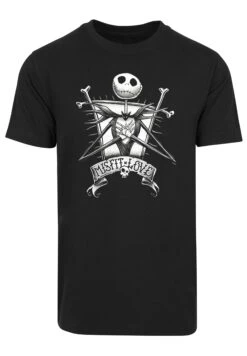 F4NT4STIC Disney The Nightmare Before Christmas Misfit LovePremium Film - T-Shirt Print - Black