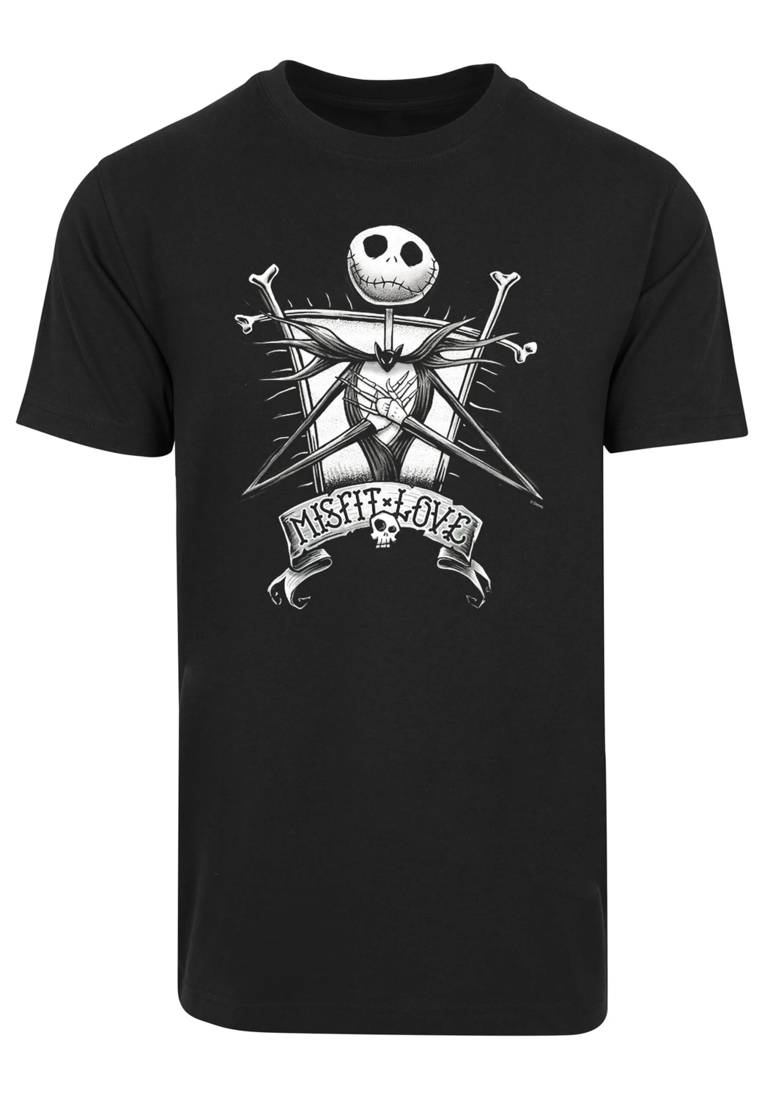 F4NT4STIC Disney The Nightmare Before Christmas Misfit LovePremium Film - T-Shirt Print - Black 3 F4NT4STIC Disney The Nightmare Before Christmas Misfit LovePremium Film - T-Shirt Print - Black