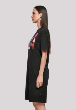 F4NT4STIC Muster Bunt Abstrakt- Jerseyjurk - Schwarz -F4Nt4Stic 1c7392790ebc4693a099edf0fbf04a41