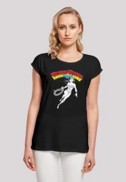 F4NT4STIC Dc ComicsWoman Lasso - T-Shirt Print - Black