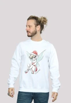 F4NT4STIC Disney Tinkerbell Fee Weihnachten - Sweater - White