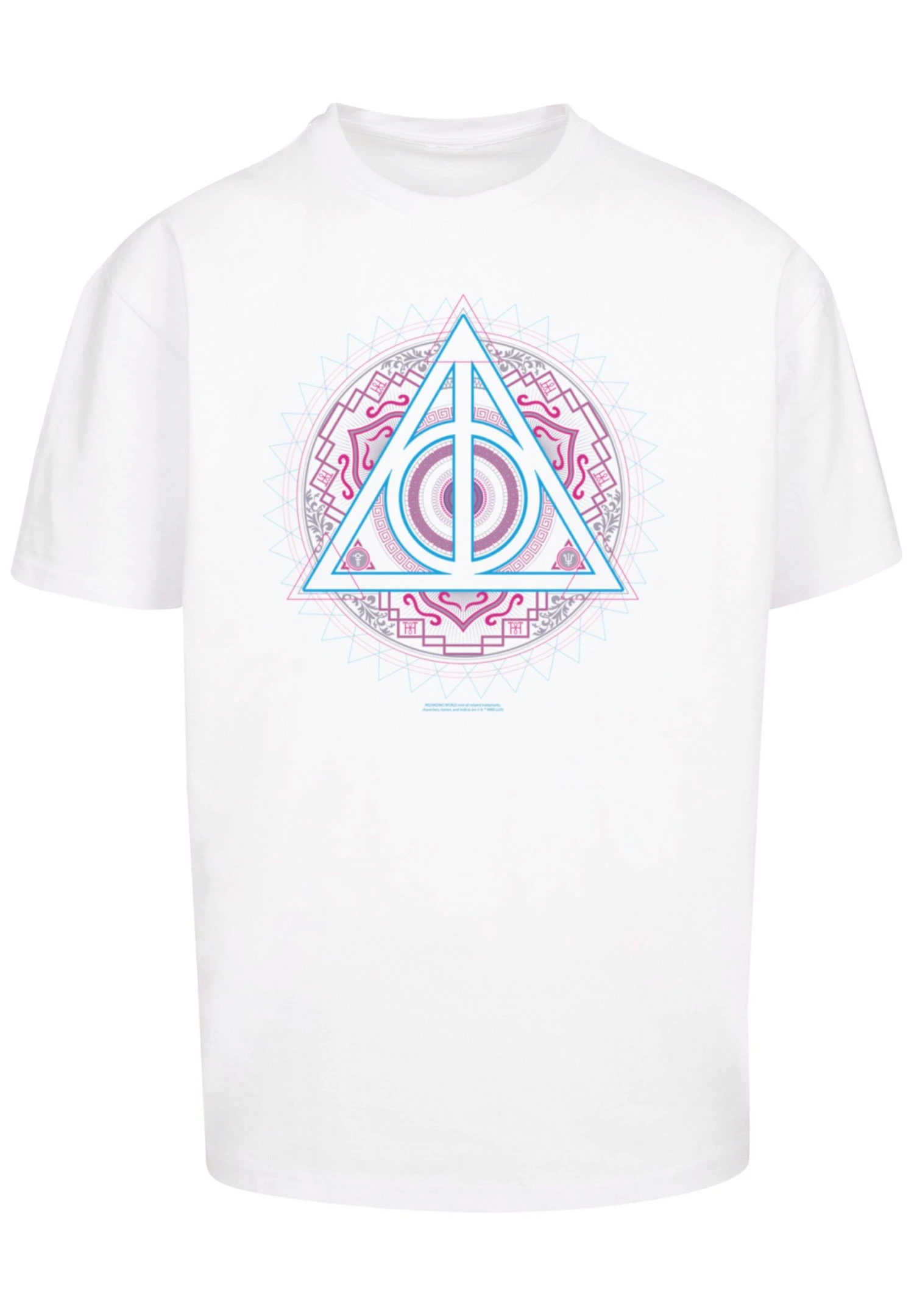 F4NT4STIC Harry Potter Neon Deathly Hollows - T-Shirt Print - White 8 F4NT4STIC Harry Potter Neon Deathly Hollows - T-Shirt Print - White - Afbeelding 6