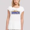 F4NT4STIC Retro Gaming California Games Plate - T-Shirt Print - White -F4Nt4Stic 1ea032f49c0e4bdab84e0b947fdc534a