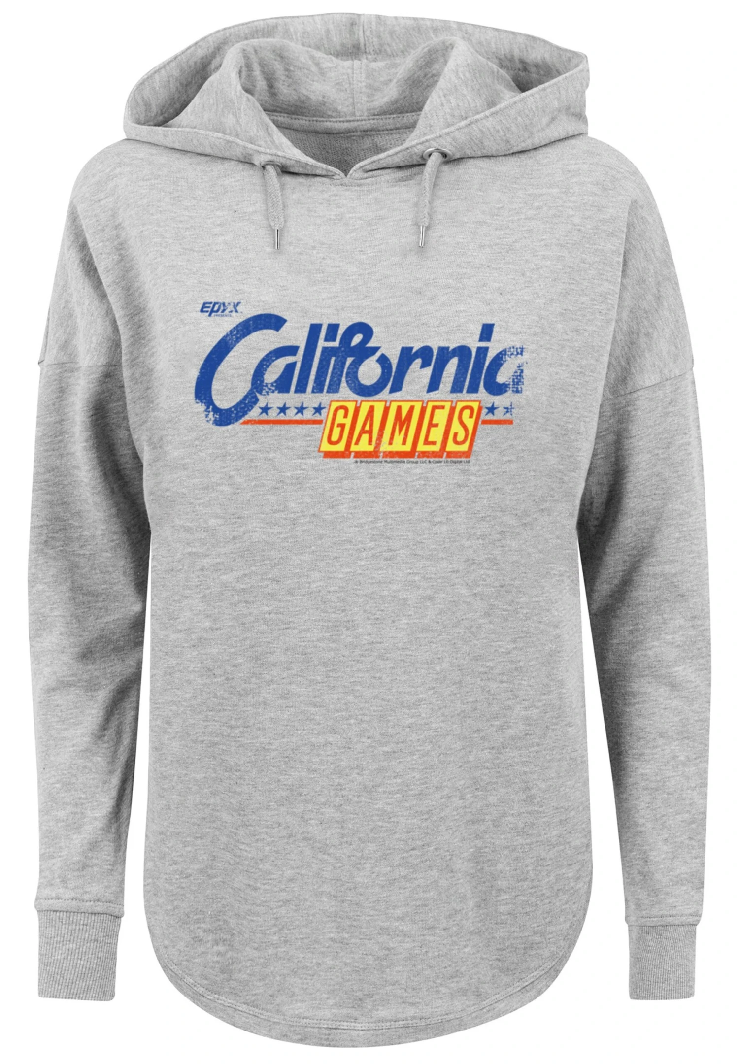 F4NT4STIC Retro Gaming California Games Logo - Hoodie - Grey 8 F4NT4STIC Retro Gaming California Games Logo - Hoodie - Grey - Afbeelding 6