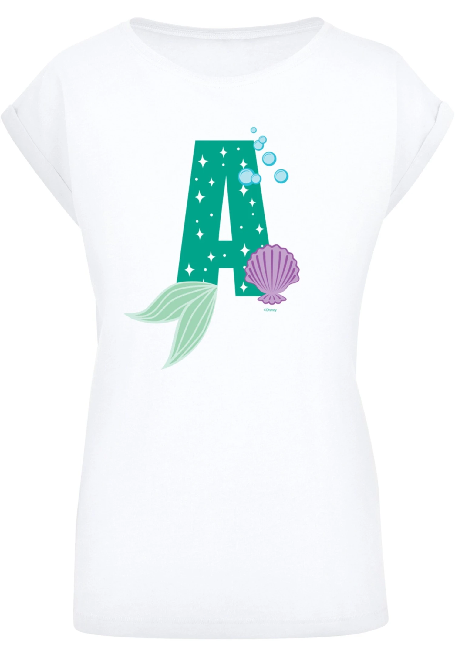 F4NT4STIC Disney Alphabet A Is For Arielle Die Meerjungfrau - T-Shirt Print - White 8 F4NT4STIC Disney Alphabet A Is For Arielle Die Meerjungfrau - T-Shirt Print - White - Afbeelding 6