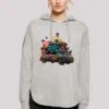 F4NT4STIC Blumen Auto Oversize Hoodie - Hoodie - Grey -F4Nt4Stic 1fea3c109567437a8f16a84653076fe5
