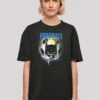 F4NT4STIC Dc Comics Superhelden Batman Football Is Life - T-Shirt Print - Black