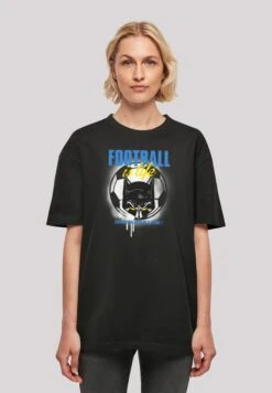 F4NT4STIC Dc Comics Superhelden Batman Football Is Life - T-Shirt Print - Black