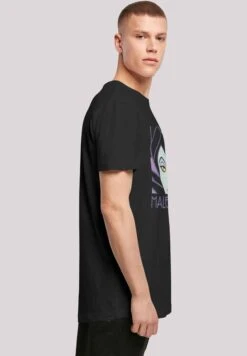 F4NT4STIC Long Cut Disney Maleficent Cropped Head - T-Shirt Print - Black -F4Nt4Stic 2367a9ddea384211b0e8d5ad9798f2b8