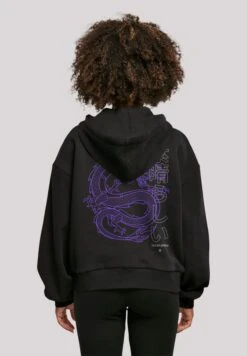F4NT4STIC Drache Japan - Hoodie - Schwarz