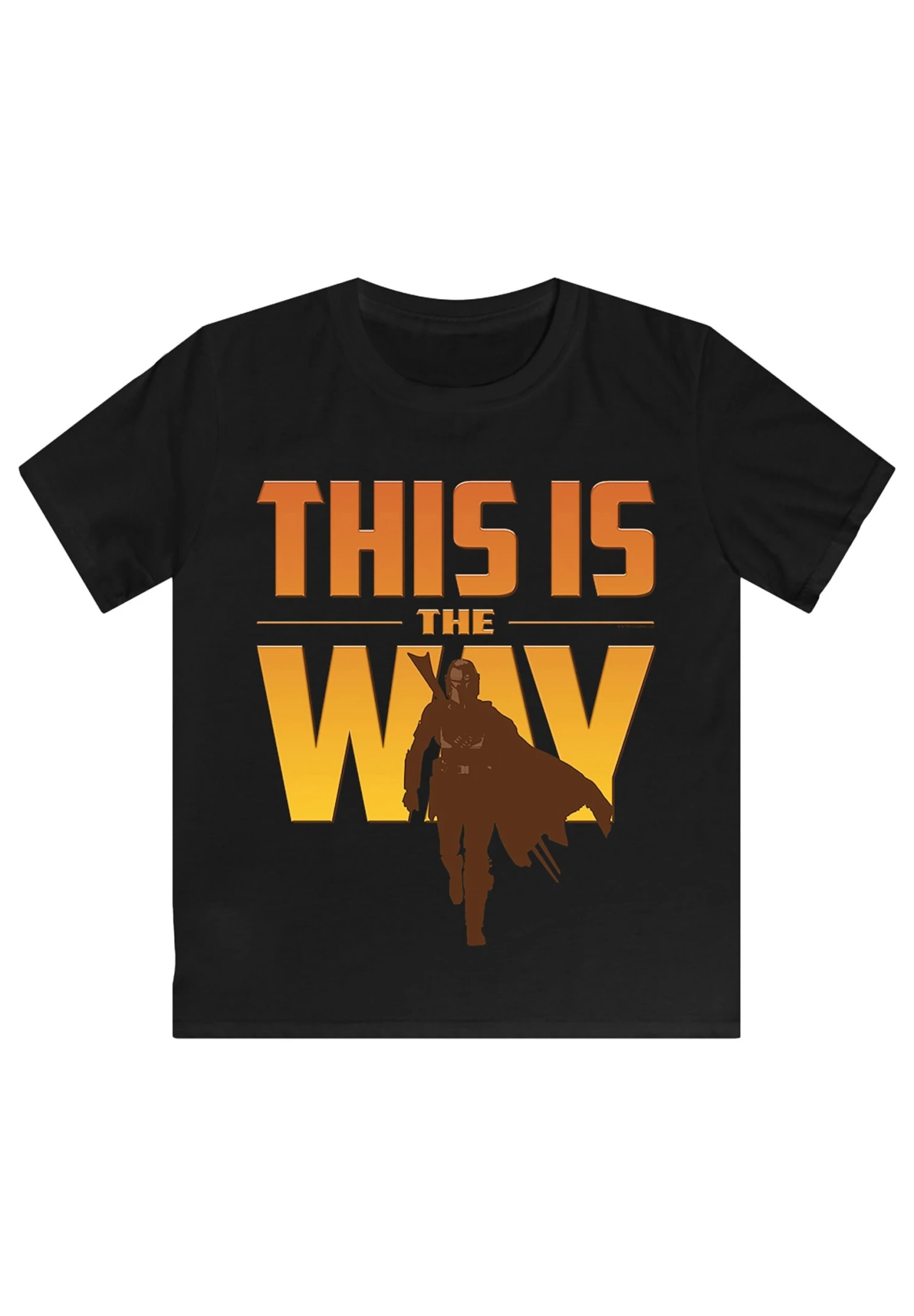 F4NT4STIC Star Wars The Mandalorian This Is The Way - Premium Krieg Der St - T-Shirt Print - Black 4 F4NT4STIC Star Wars The Mandalorian This Is The Way - Premium Krieg Der St - T-Shirt Print - Black - Afbeelding 2