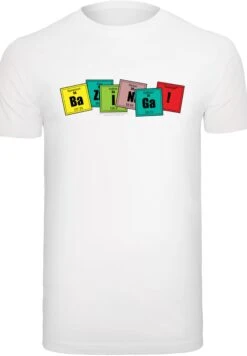 F4NT4STIC Big Bang Theory Bazinga Elements - T-Shirt Print - White -F4Nt4Stic 28f56c9863eb44ef8fd389ef7a458a61